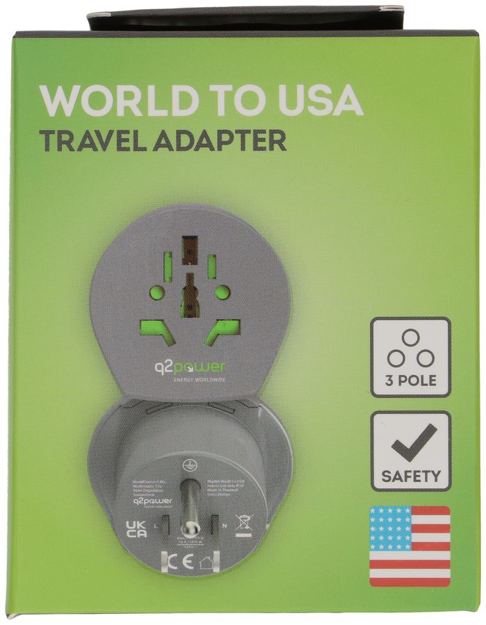 adapteur monde Q2 Power USA