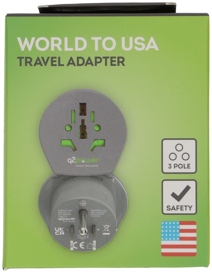 adattatore mondo Q2 Power USA