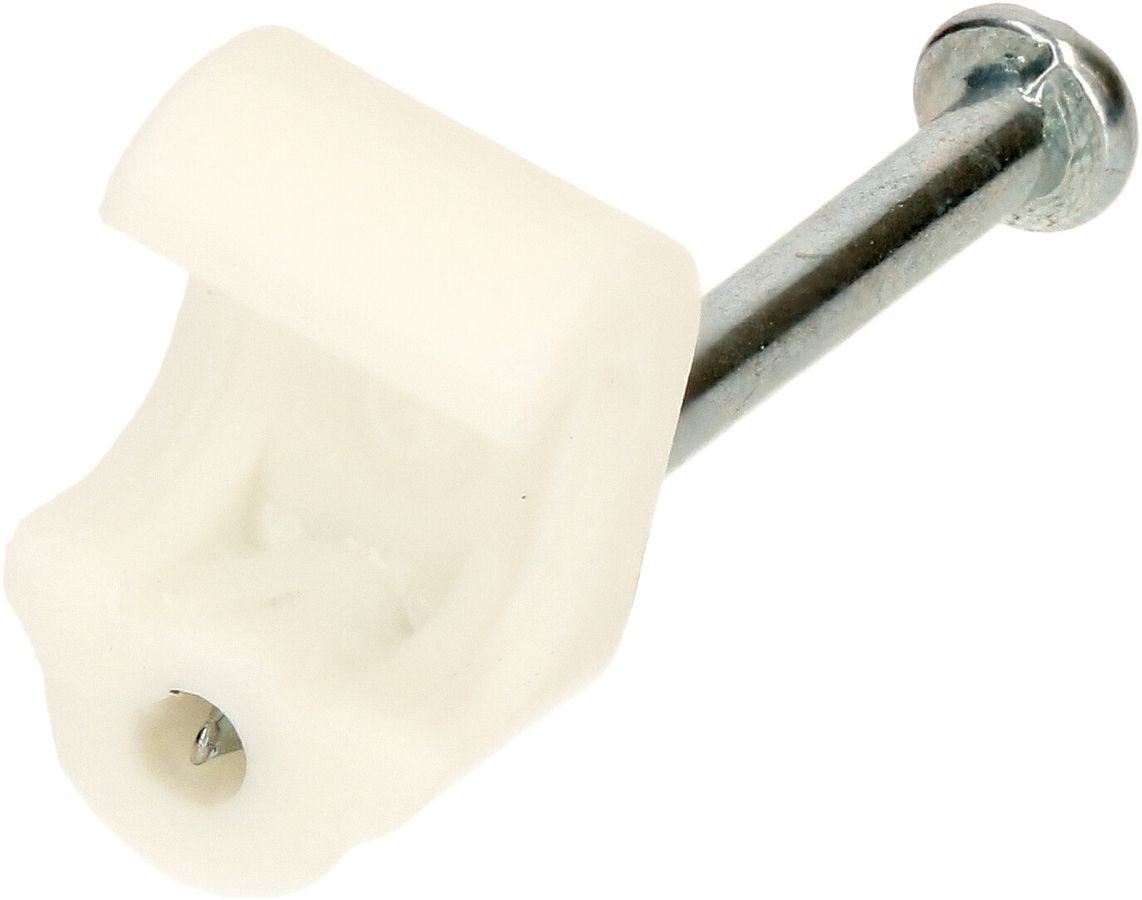 Cable clips 3x5mm for flat cable white