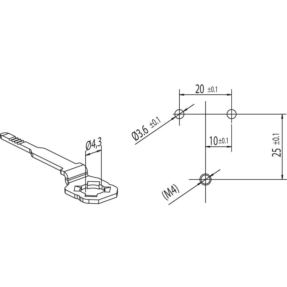 SLK7 Anschlussklemme 5-polig 0.5-2.5mm2 superflach weiss