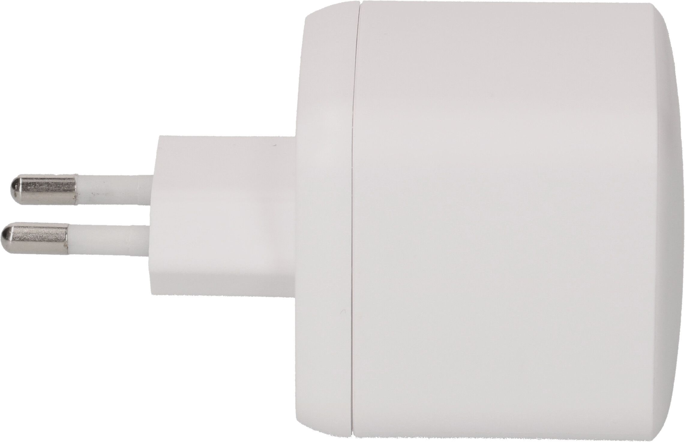 adaptateur de charge rapide USB 1x USB-C PD 1x USB-A 45W blanc