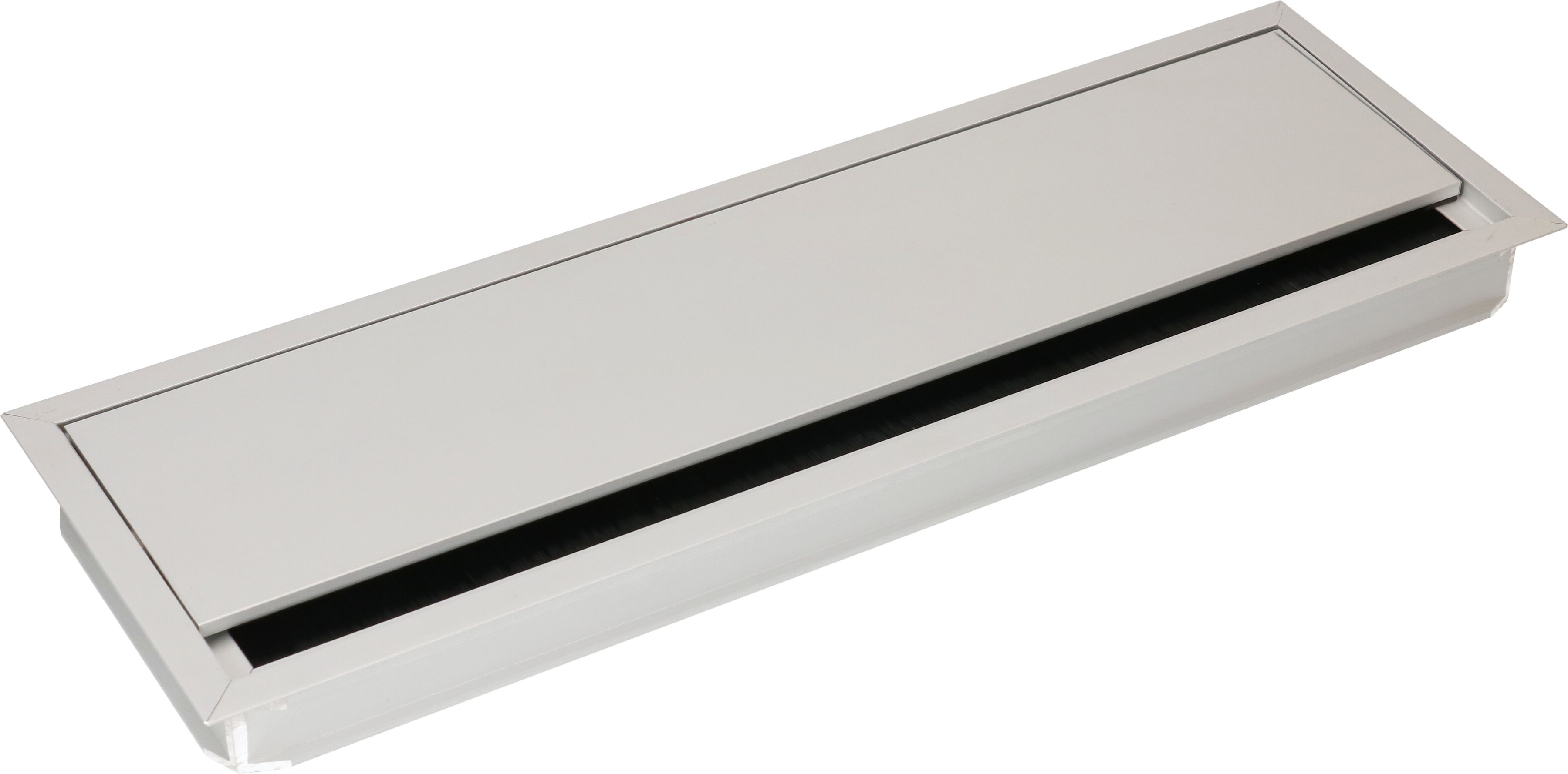 Kabeldurchführung 240mm eckig silber eloxiert