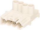 Stecker AC 164 ST/4 weiss