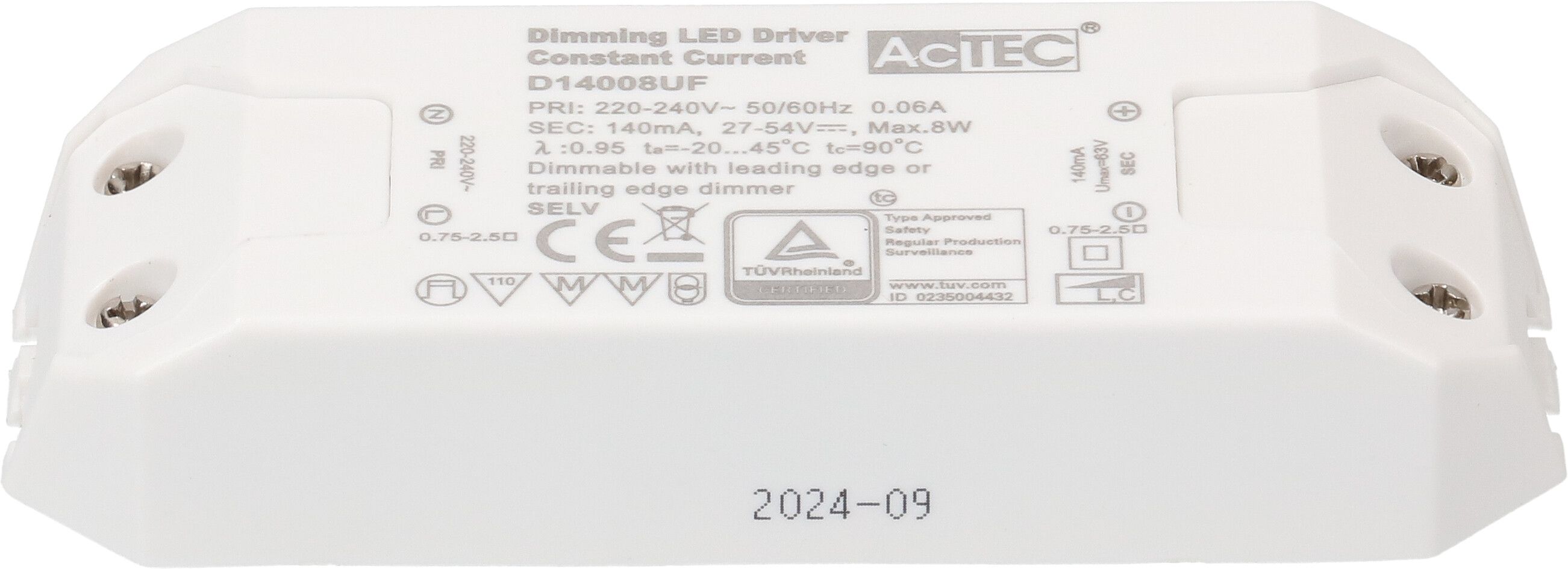 LED-Konstantstromtreiber 140mA 8W