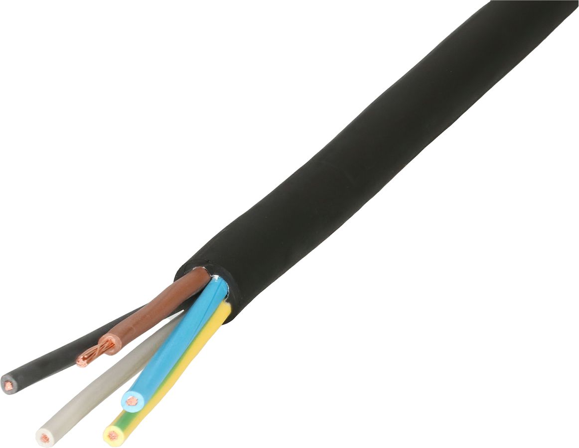 Kabel GD5x1,5mm2 schwarz L=10m