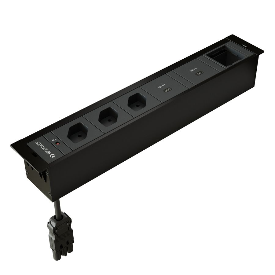 CUBOBOX block multi. nr L 6 fois 3x type 13 2x USB-C 60W 1x vide