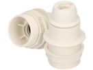 E14-Fassung Randmantel M10x1 weiss