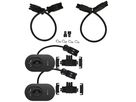 Twin set di estensione ORBIT presa multipla nero tipo 13 USB-A/C