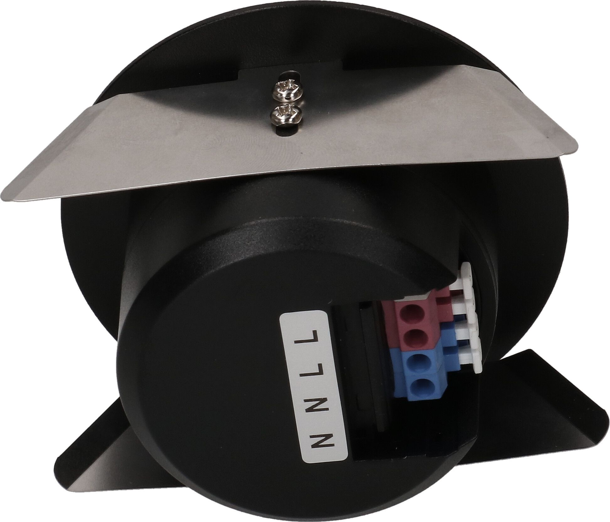 LED-Einbauspot WOODY Ø68 schwarz matt 3000K 660lm 60°