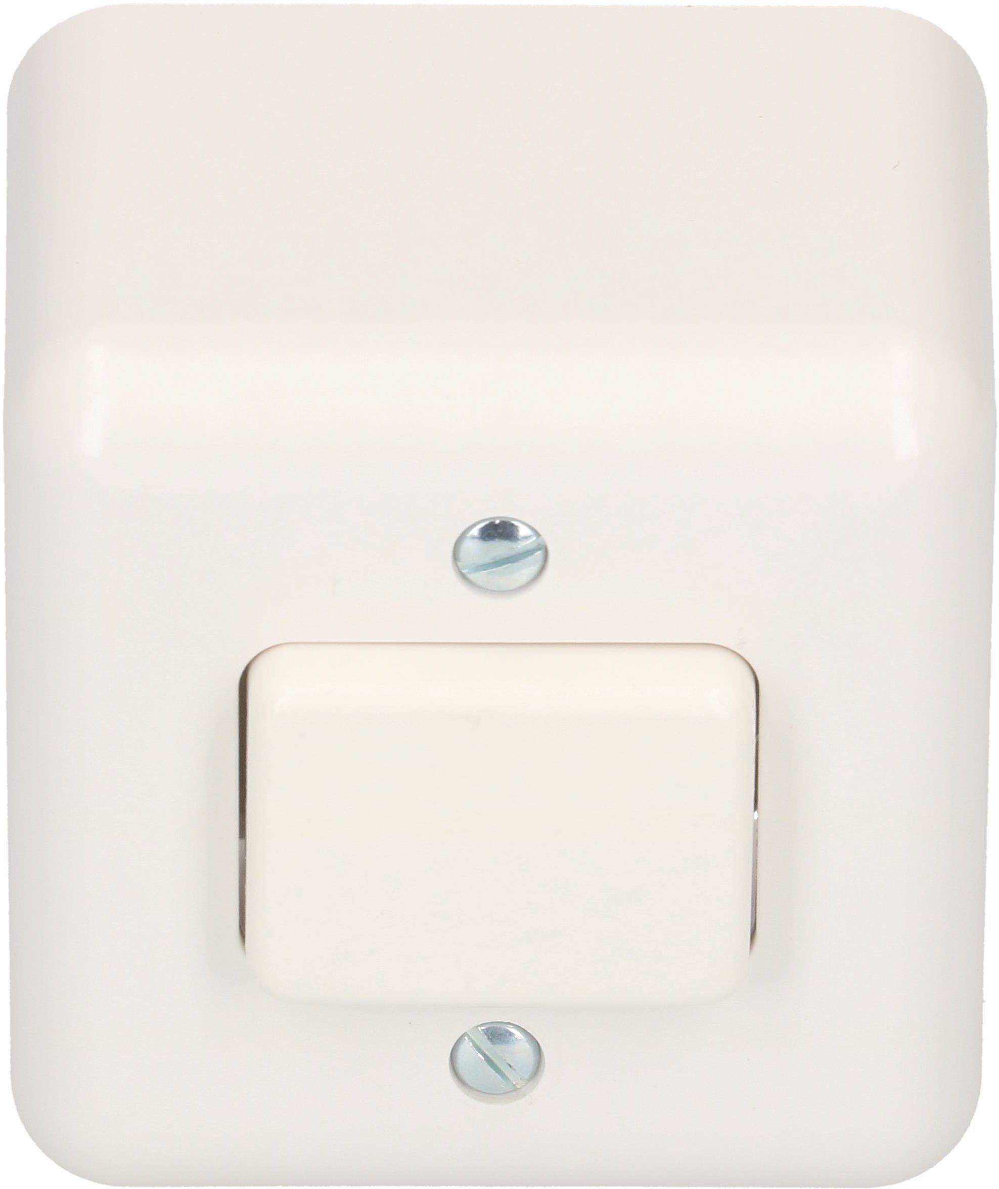 Druckschalter Schema 6 Gr.1x1 AP Mica Standard weiss