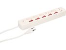 Steckdosenleiste Multi-Switch 5x Typ 13 2xUSB-C 1xUSB-A PD 20W ws