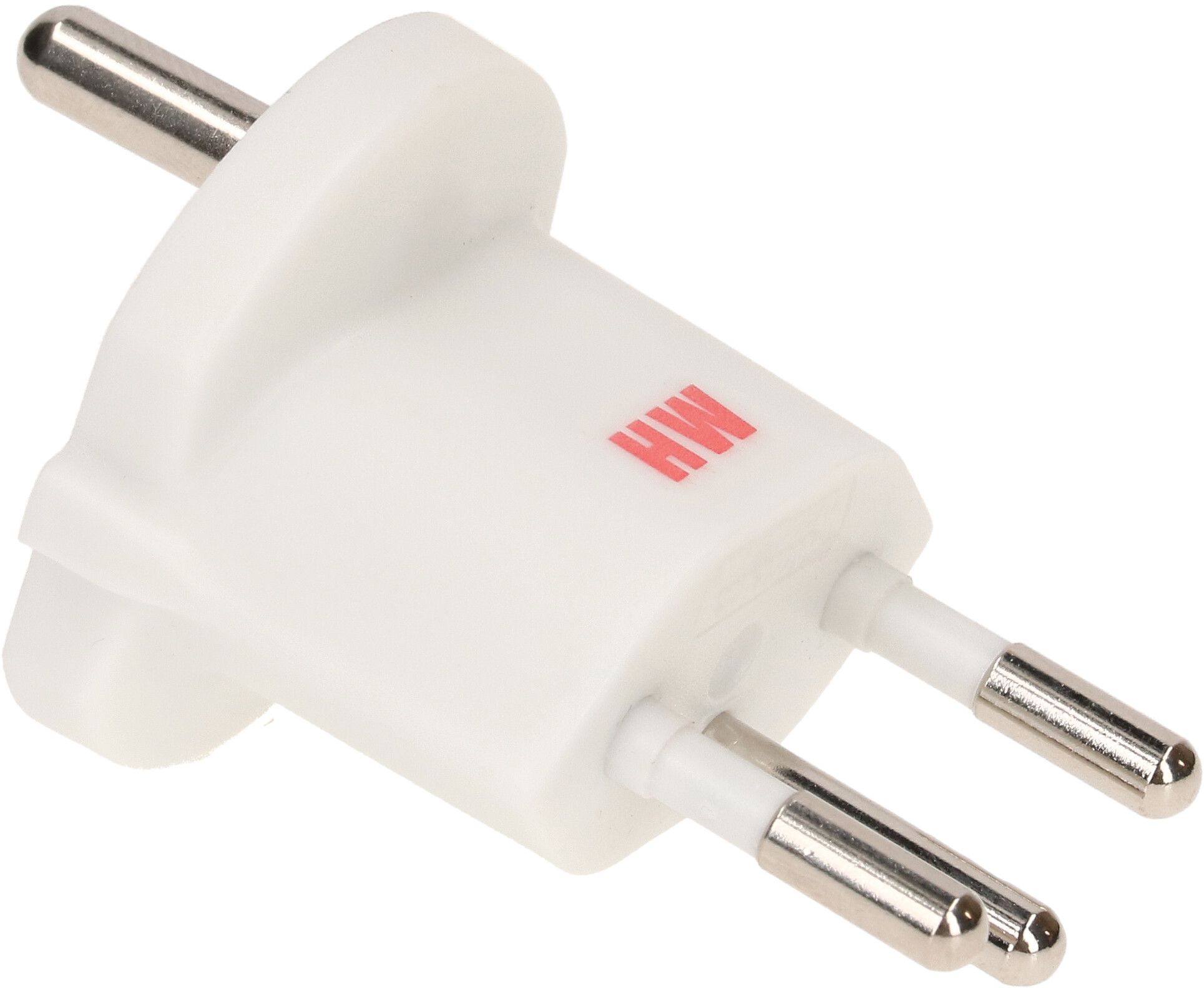 adaptateur fixe type 12 / Schuko CEE 7/7 blanc