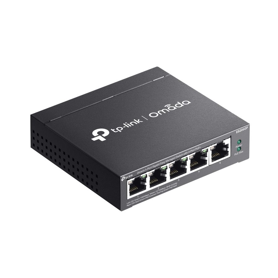 Netzwerk Switch 5 Port Easy Managed PoE+