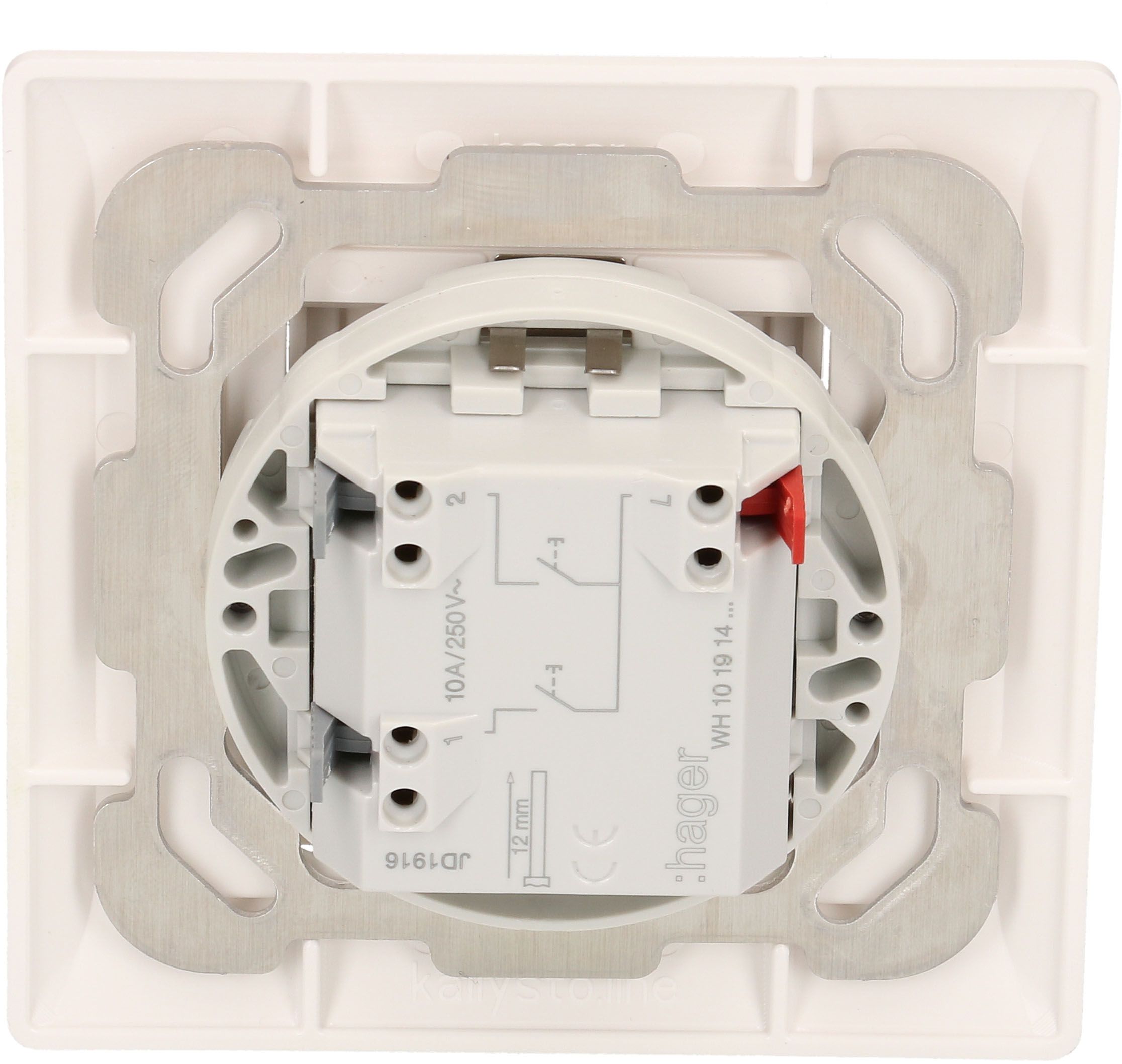 bouton-poussoir stores ENC Kallysto blanc