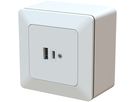 USB Ladesteckdose USB-A+C 65W AP priamos weiss