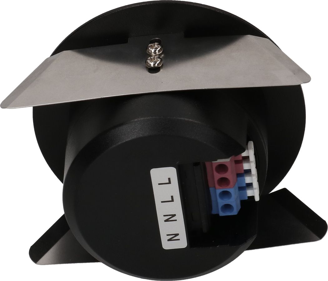 LED-Einbauspot WOODY Ø68 schwarz matt 3000K 660lm 60°