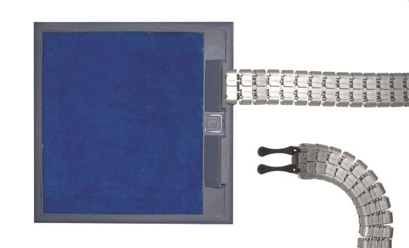 adaptateur pour sortie au sol Easy-Clip-L noir RAL9005