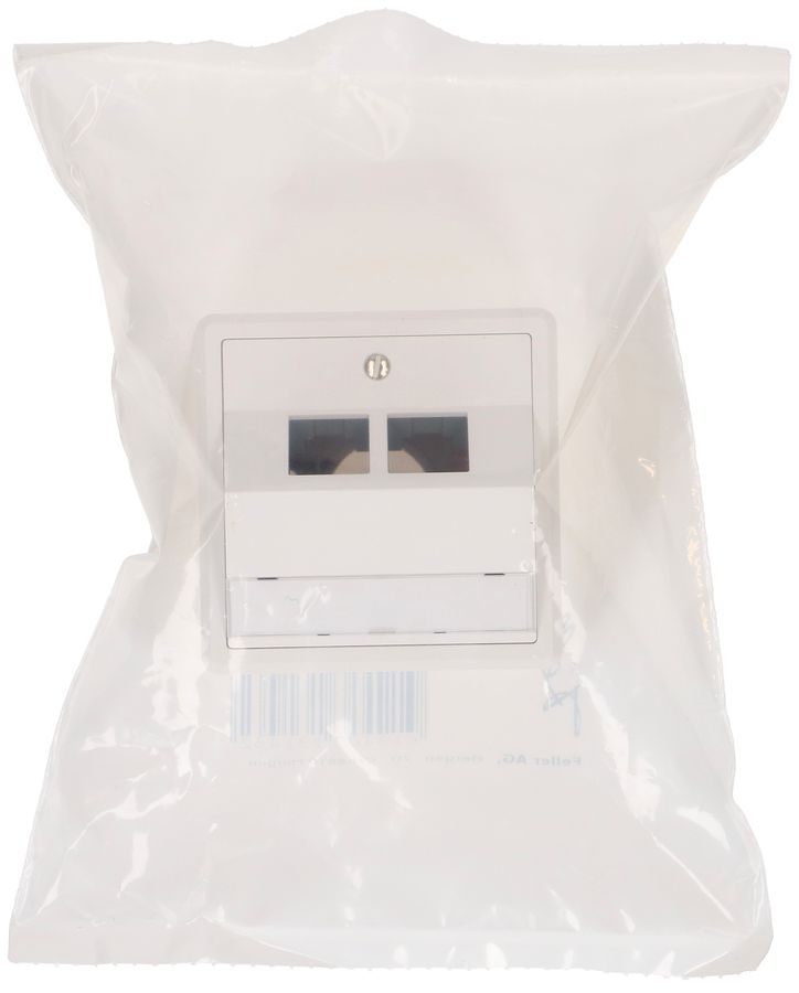 Netzwerk 2x Aufnahme S-One RJ45 AP Edizio.liv EASYNET weiss