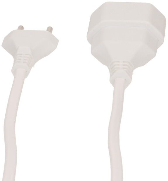 TDF-Verlängerung H05VVH2-F2X1.0 3m weiss BS Typ 11 / Typ 11