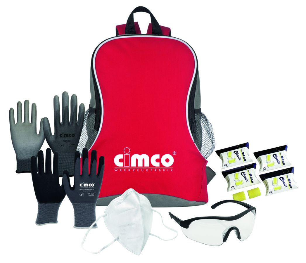 PSA-Set bestehend aus: Mundschutz-Masken Schutzbrille+Handschuhe