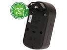 multi adaptateur ADAPT 3x type 13 noir rotatif Green+Fair