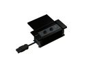 NEXO Steckdoseneinheit schwarz 2x Typ 13 1x USB-A/C