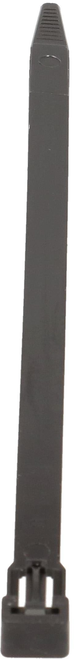 Wiederöffenbare Kabelbinder 200x7.5mm Bündeld. bis 50mm schwarz
