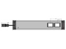 INTRO2.0 large Steckdosen. elox. 3x Typ 13 1x USB-C 60W 2x Leer