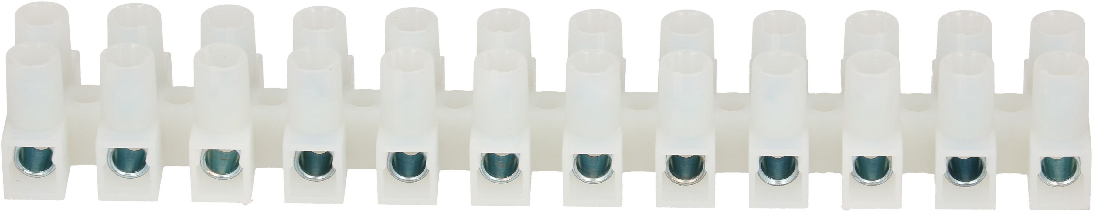 barrette de bornes 0.5-10mm2 12 pôles transparent / 2 pièces