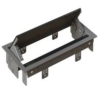 BOX PLUS Einbaurahmen grau 4-fach