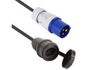 CEE-Adapterkabel H07RN-F3G1.5 1.5m schwarz CEE/Typ 23 16A