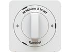 interrupteur rotatif/à clé 0-Ma. laver-0-Tumbler pl.fr.priamos bc