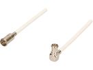 Kabel-Modem Anschlusskabel 90dB 5m weiss