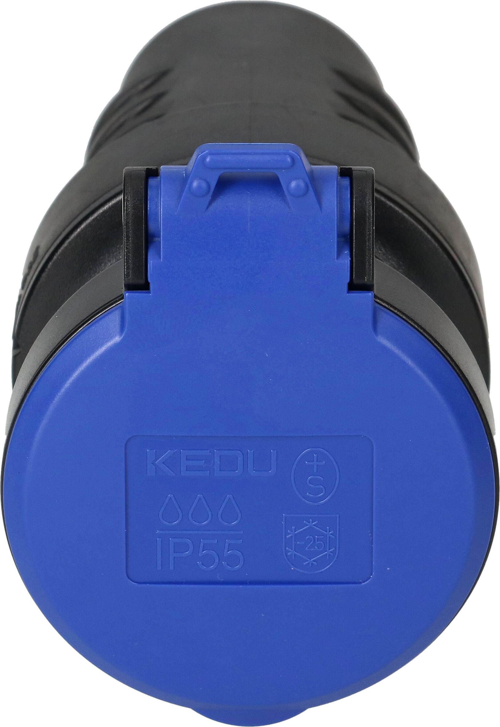 Kupplung Typ 13 3-polig schwarz/blau IP55