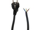 TD câble secteur H05VV-F3G1.5 3m noir Schuko