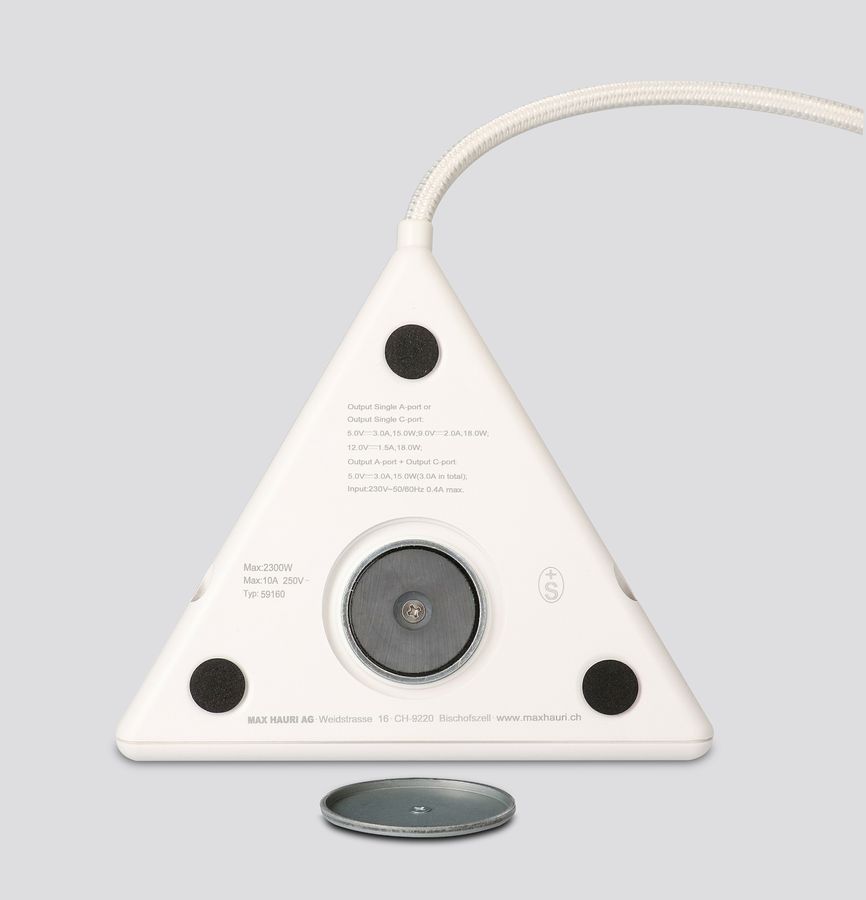 Energy Pyramide Steckdosenleiste 2x Typ 13 ws USB A+C 2.5m cli.