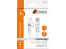Patchkabel Kat. 6 U/FTP flach 3m weiss