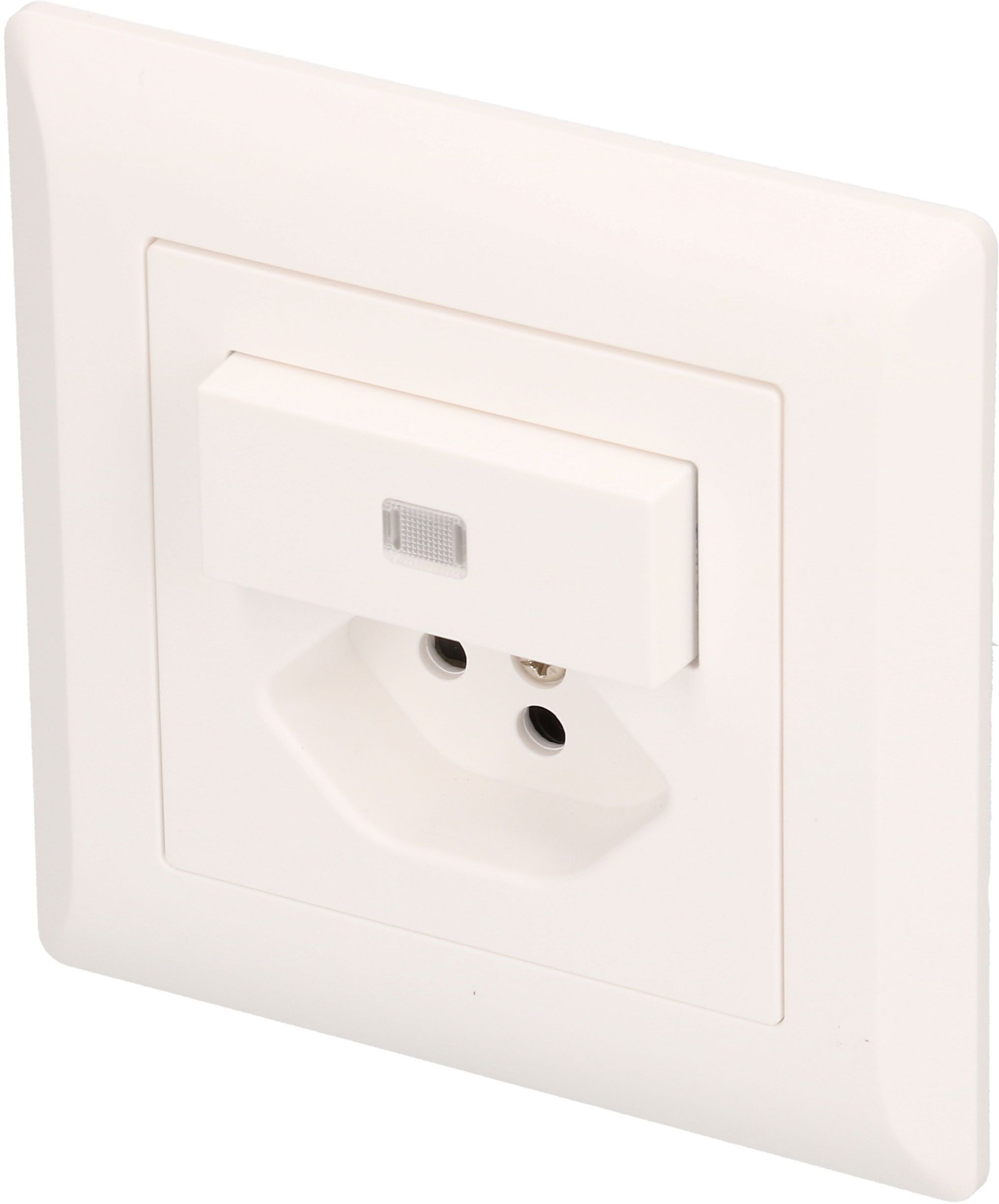 Kleinkombi Schema 3 gelb beleuchtet / Typ 13 UP Kallysto weiss