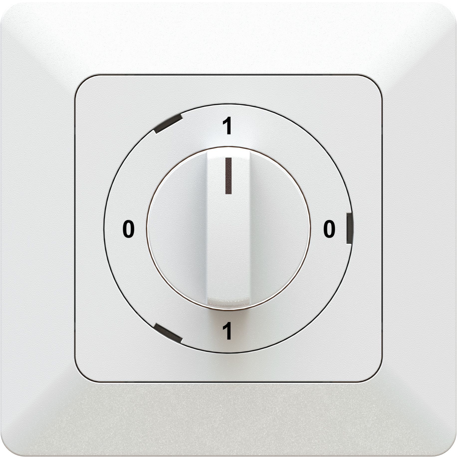interrupteur rotatif schéma 0/3L 0-1-0-1 ENC priamos blanc