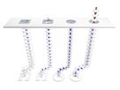 serpentine de câble Orbit 50 1.00m argent RAL9006