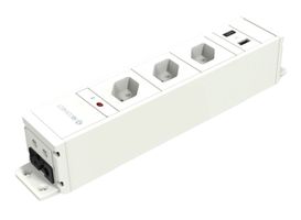 CUBO Steckdoseneinheit weiss 3x Typ 13 1x USB A/C