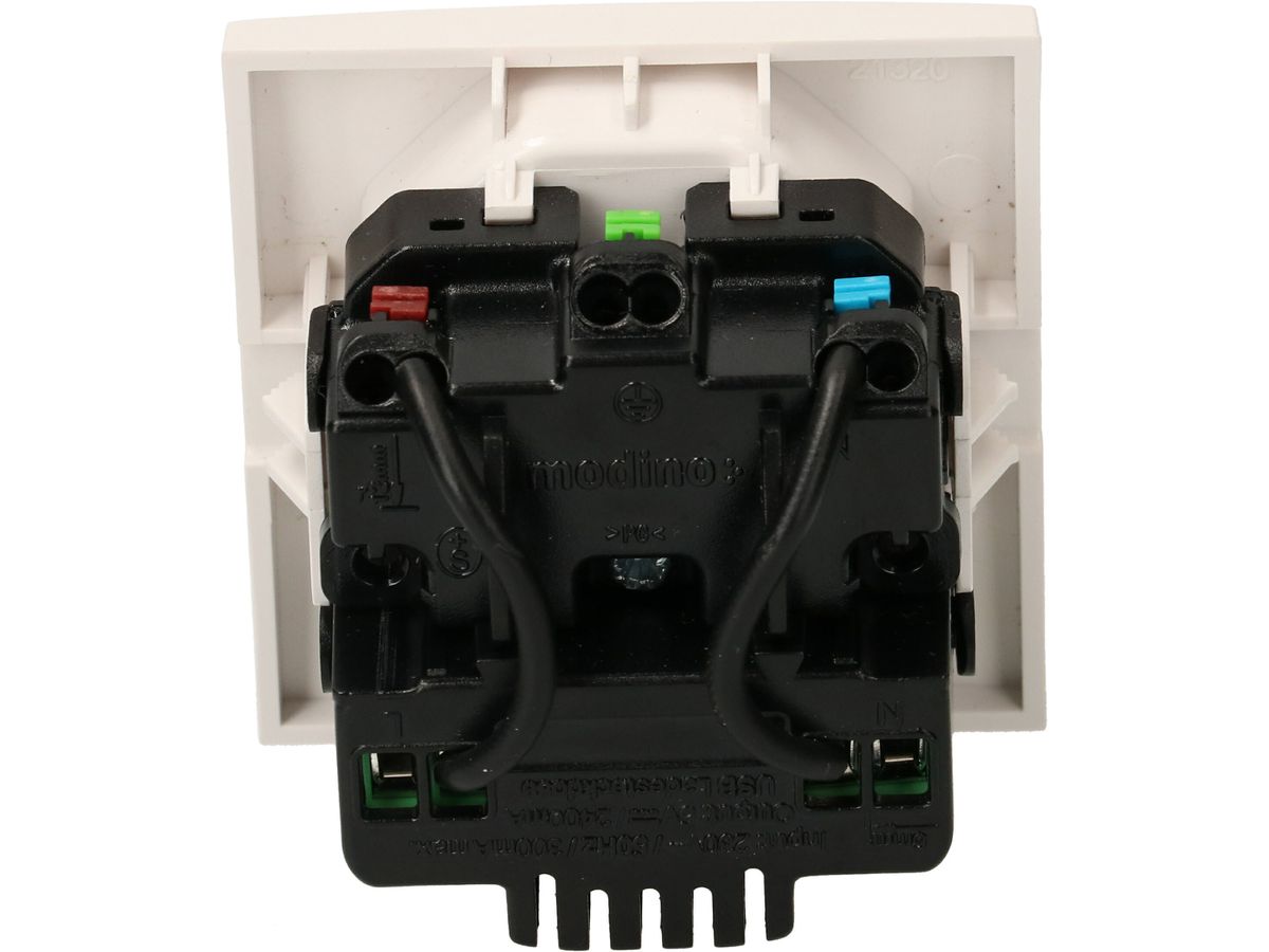 Bath socket 1x type 13 / 1x USB-double charger 2.4A