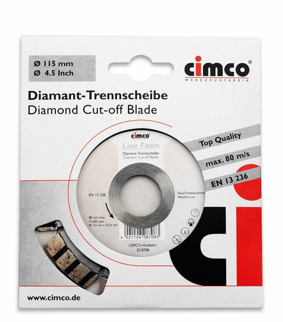 Disco da taglio diamantato per cemento armato diametro 150