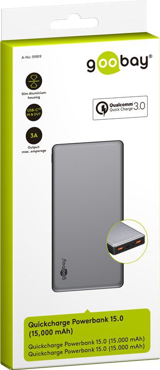 Powerbank 15000mAh QC