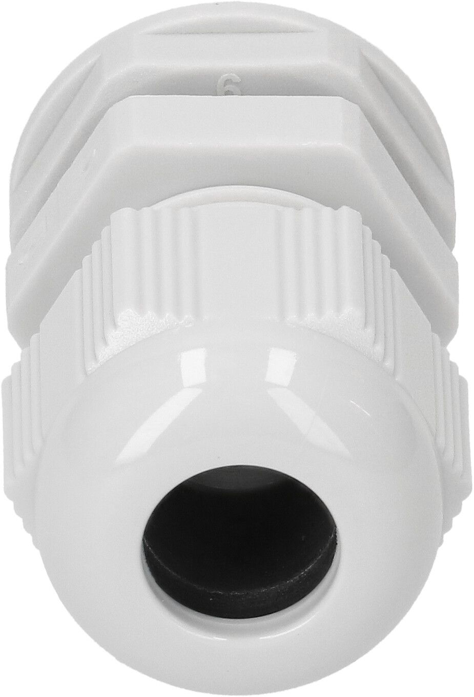 Kabelverschraubung M16 mit Gegenmutter grau IP68 / 6 Stück