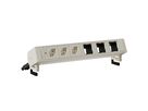 SUPRA presa multipla bianco 3x tipo 13 3x modulo vuoto