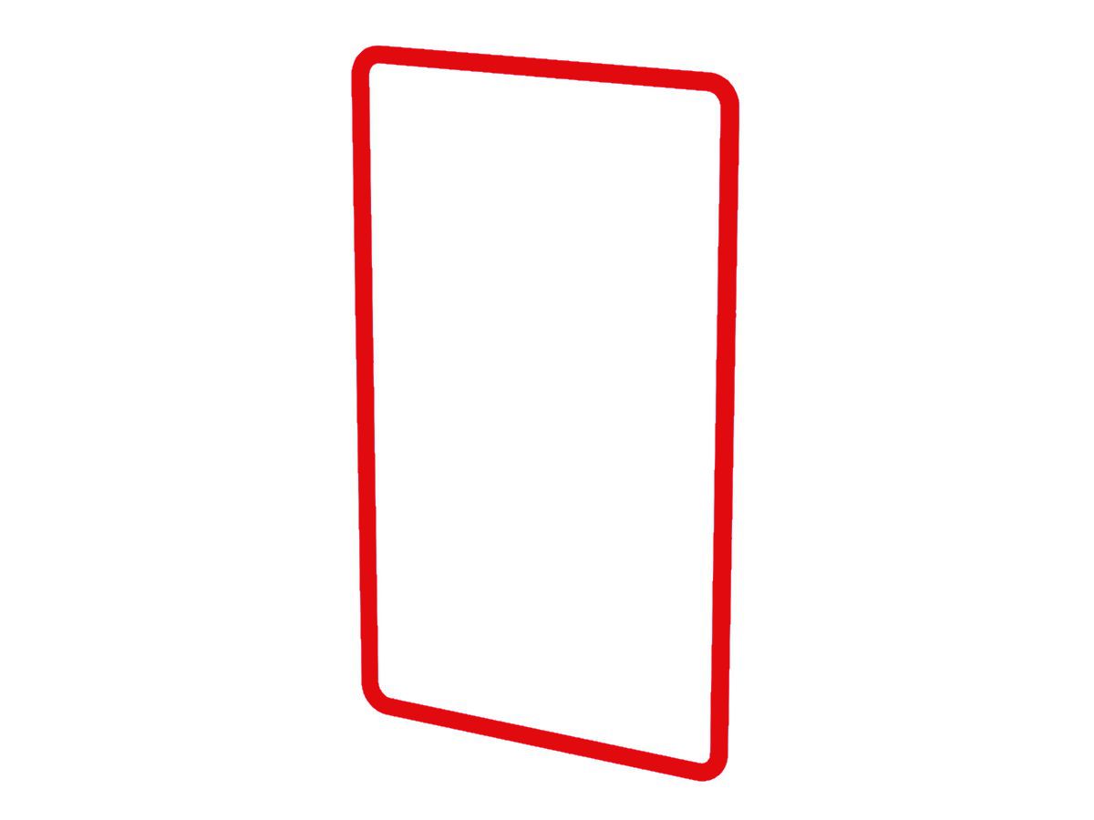 profilo decorativo dim.2x1 priamos rosso, 2 pezzi