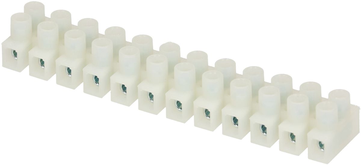 morsettiera 0.5-4mm2 12 poli naturale 2 pz.