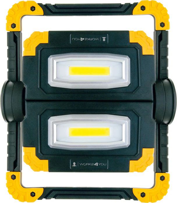 projecteur de travail rechargeable LED 2x 10W pivotant à 360°