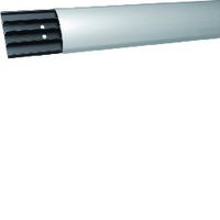 passage de plancher +4 compartim. haut ALU / bas PVC 18x75mm ano.